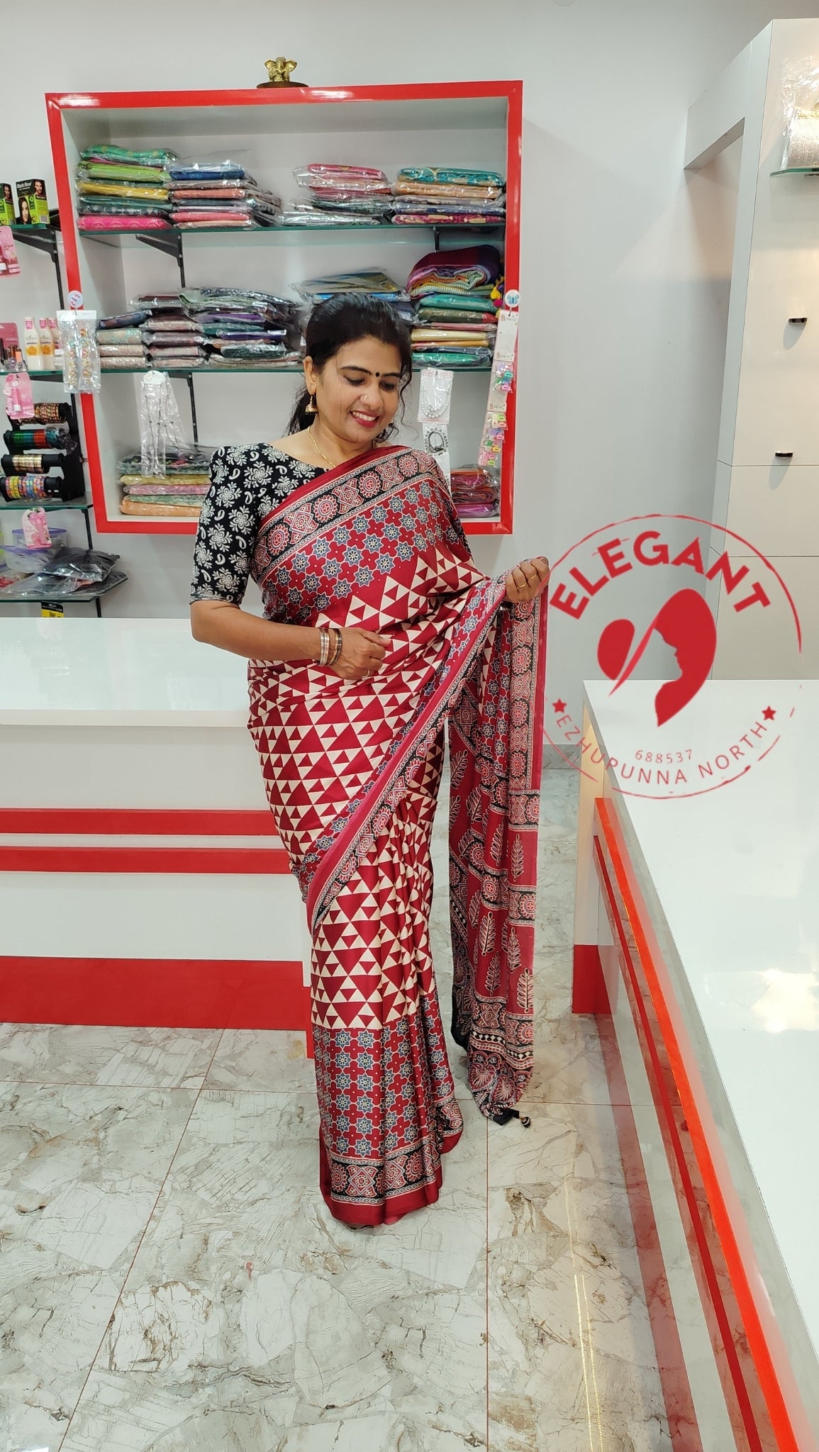 Semi modal silk saree