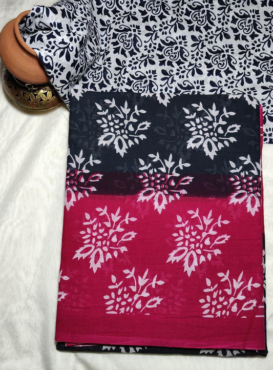 Pure mul mul cotton saree