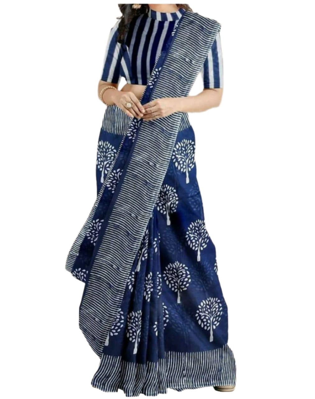 Pure mul mul cotton saree