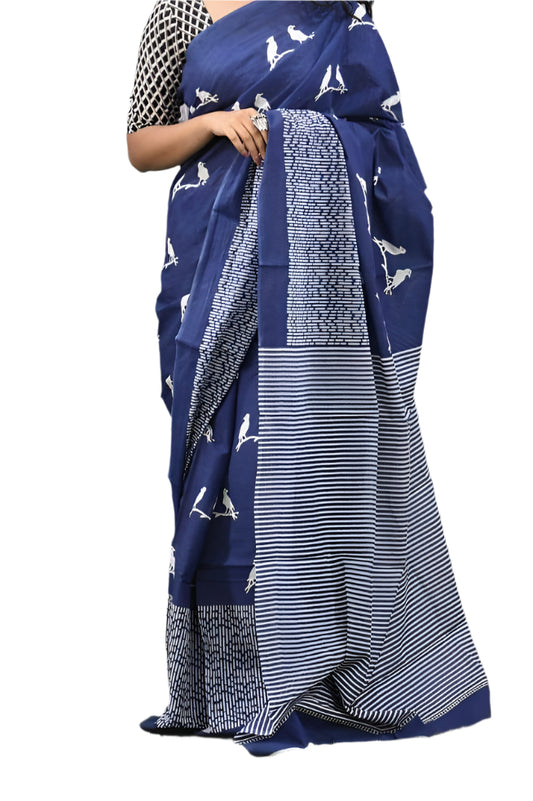 Pure mul mul cotton saree