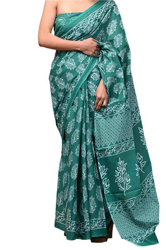 Pure mul mul cotton saree